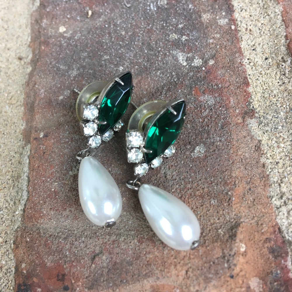 Rhinestone Dangle Earrings